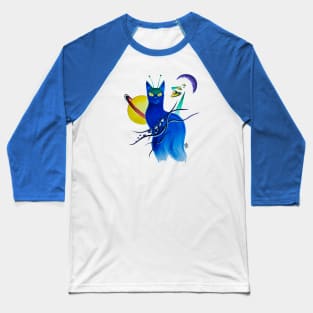 Zap Cat In The Mauhaus Dimension Baseball T-Shirt